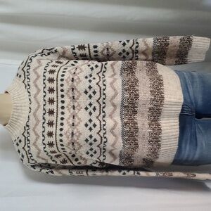 New WT Gilli Cool Vibes Brown Tan Sweater Size S  Size L